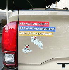 #PeaceForArmenians Bumper Sticker