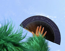 Load image into Gallery viewer, BLACK HAND-HELD FAN

