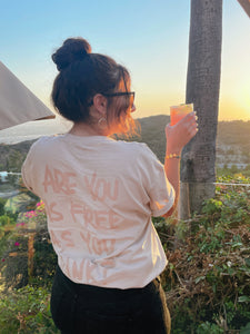 R U FREE? Oversized Tee