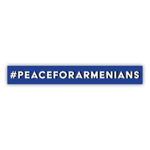 #PeaceForArmenians Bumper Sticker
