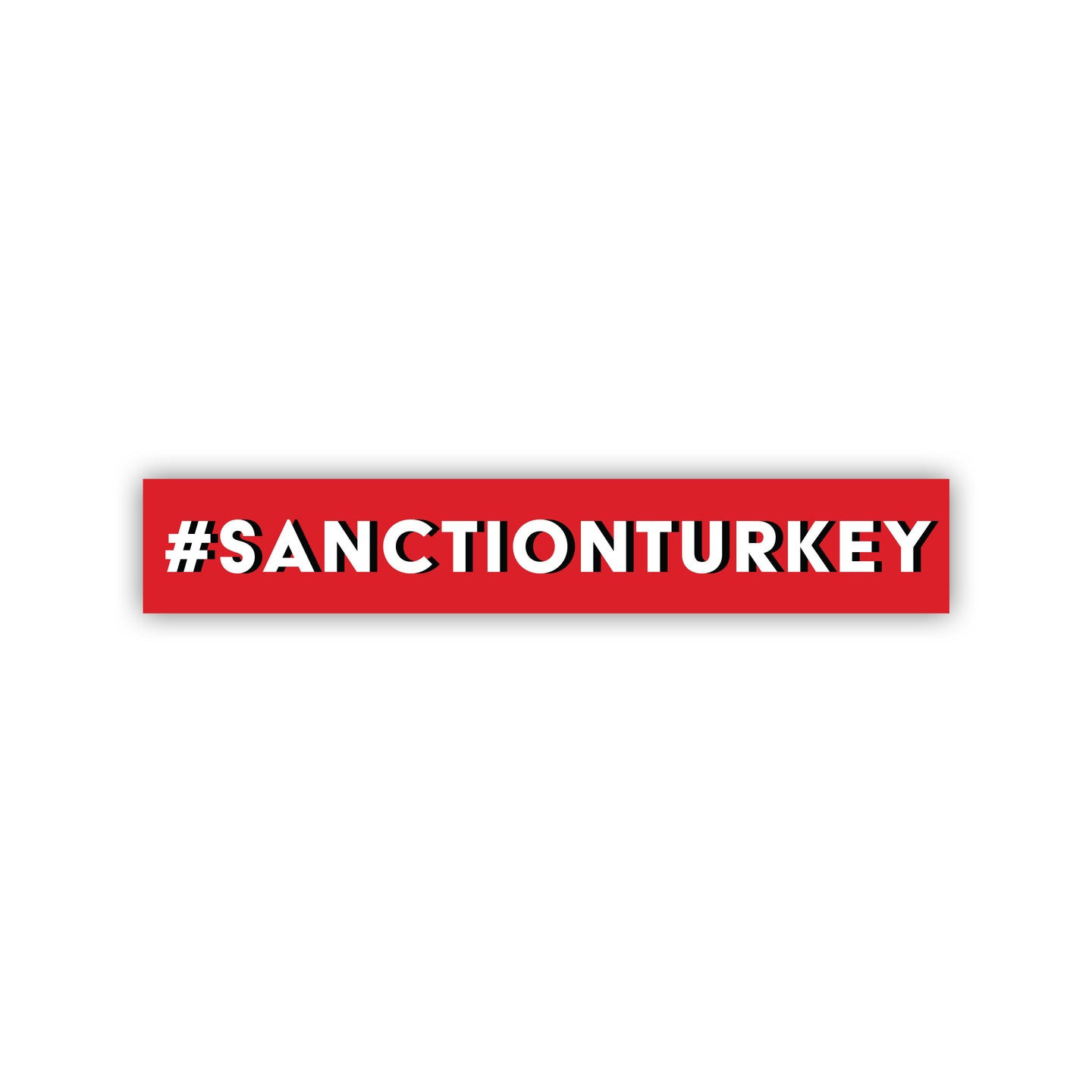 #SanctionTurkey Bumper Sticker